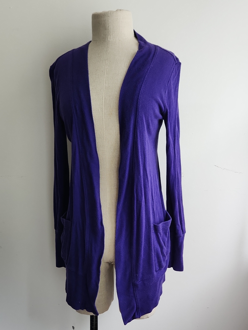 Gap Factory Purple Open Cardigan